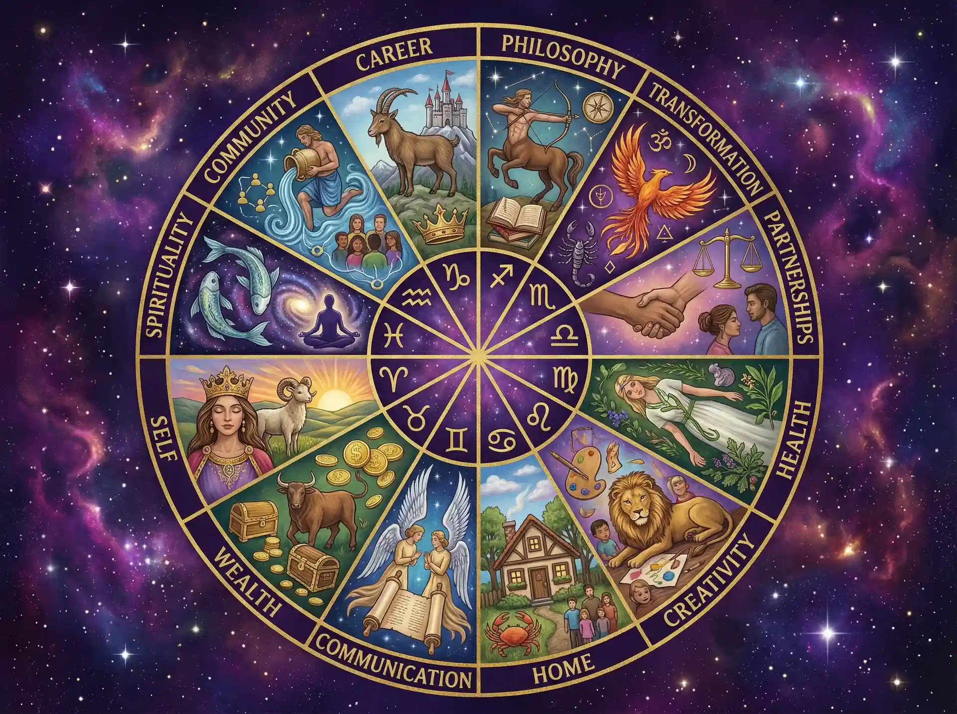 十二宫位解析 - 鬼马双星粤语 | 占星学知识